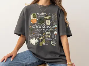 Comfort Colors Stick Season Noah Kahan Shirt, Country Music Concert Shirt