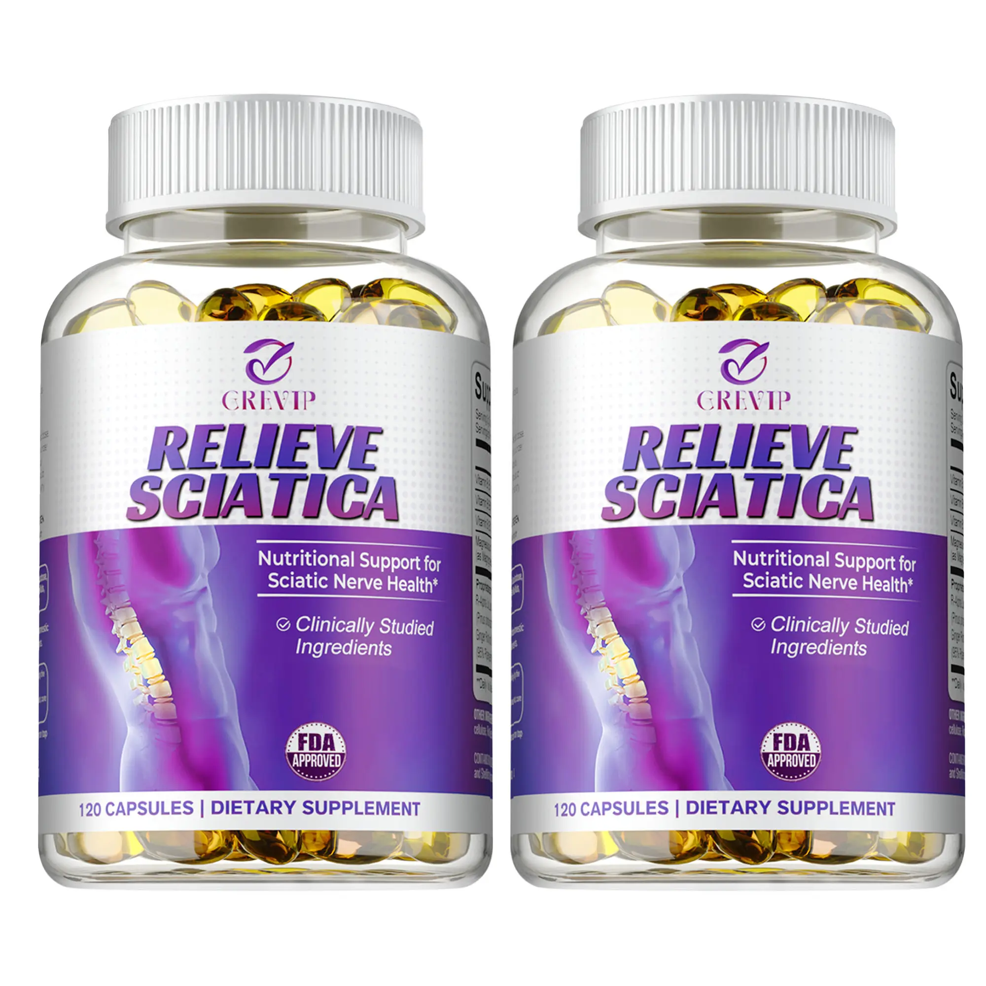 2 bottles of 120 capsules