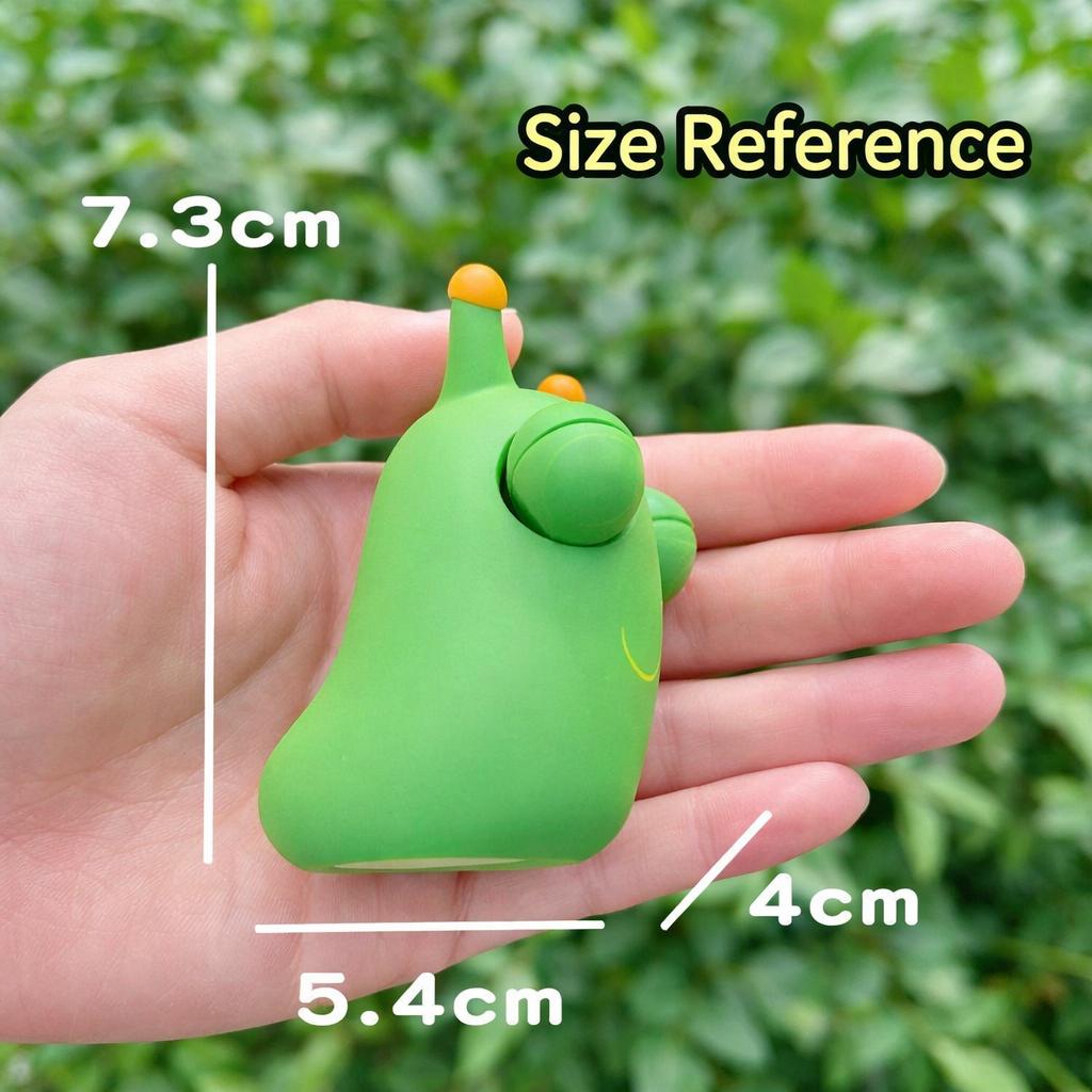 1 Pc Eye Popping Caterpillar Squeeze Toy Funny Stress Relief Fidget Prank Toy for Adults