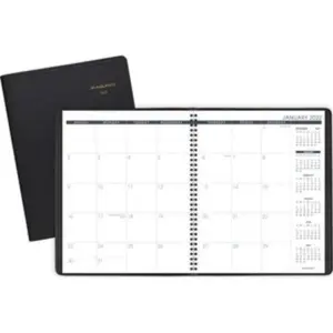 ACCO  Large Monthly Planner, Black