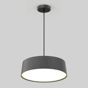 Groove Drum LED contemporary pendant light 3 CCT