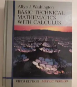 USED-Basic Technical Mathematics With Calculus: Metric Version by Allyn J. Washington (Hardcover)