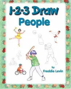 USED-1-2-3 Draw People: A Step-By-Step Guide by Levin, Freddie (Paperback)