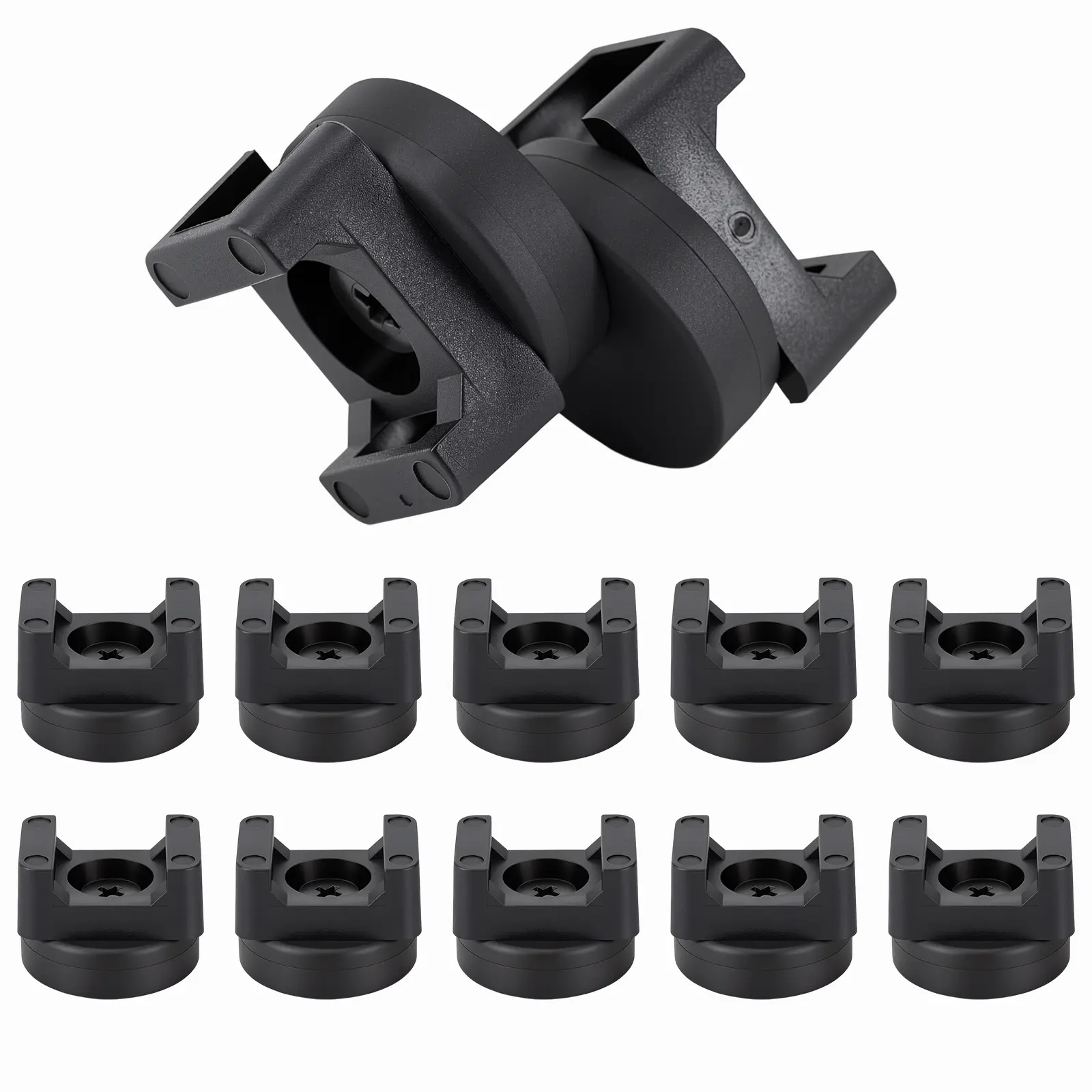 GJAHSH Heavy-Duty Magnetic Cable Tie Mounts, 22mm Magnetic Zip Tie Mount Bases, 22lbs Strong Magnetic Wire Holders and Cable Organizers for Home, Office, Marine, and Electrical Wire Management