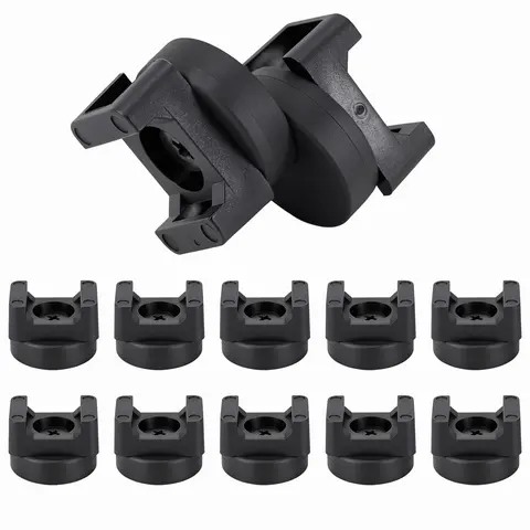 GJAHSH Heavy-Duty Magnetic Cable Tie Mounts, 22mm Magnetic Zip Tie Mount Bases, 22lbs Strong Magnetic Wire Holders and Cable Organizers for Home, Office, Marine, and Electrical Wire Management