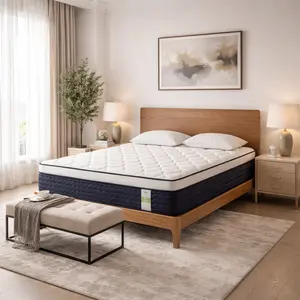 YANTAN YA-14Q Queen Mattress, 14 Inch Queen SizeMattresses in a Box, Memory Foam Hybrid Mattress,Medium Firm with Extra Support, CertiPUR-US Certified