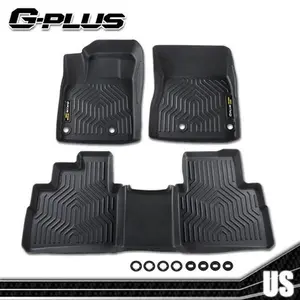 G-PLUS Floor Mats Fit for 2021 2022 2023 2024 2025 Nissan Rogue (Not for Sport Models) Floor Liners,Custom Fit TPE All Weather Protection Heavy Duty Floor Liners Cargo Mats 1st & 2nd Row