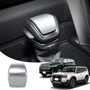 For Toyota Land Cruiser 250 300 2021-2026 LC250 LC300 Upgraded Gear Shift Knob Cover Trim Accessories Modification OEM Fit ABS