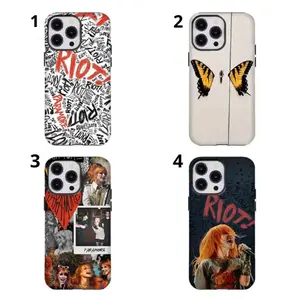 Nostalgic Param0re Riot Phone Case Iconic Pop Punk Butterfly Hayley Williams Aesthetic Design Compatible for iPhone 17 16 15 14 13 12 11