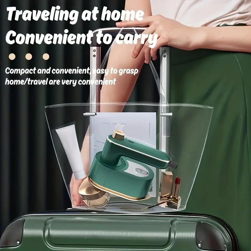 Mini Portable Folding Steam Iron, 180° Rotating New Iron Steamer for Clothes, Fast Heating, Handheld, Quick Wrinkle, Compact Handheld Steam Iron for Travel, College Dorm, Back to School, Apartment, Home Office (40W), Mini Travel Steam Iron