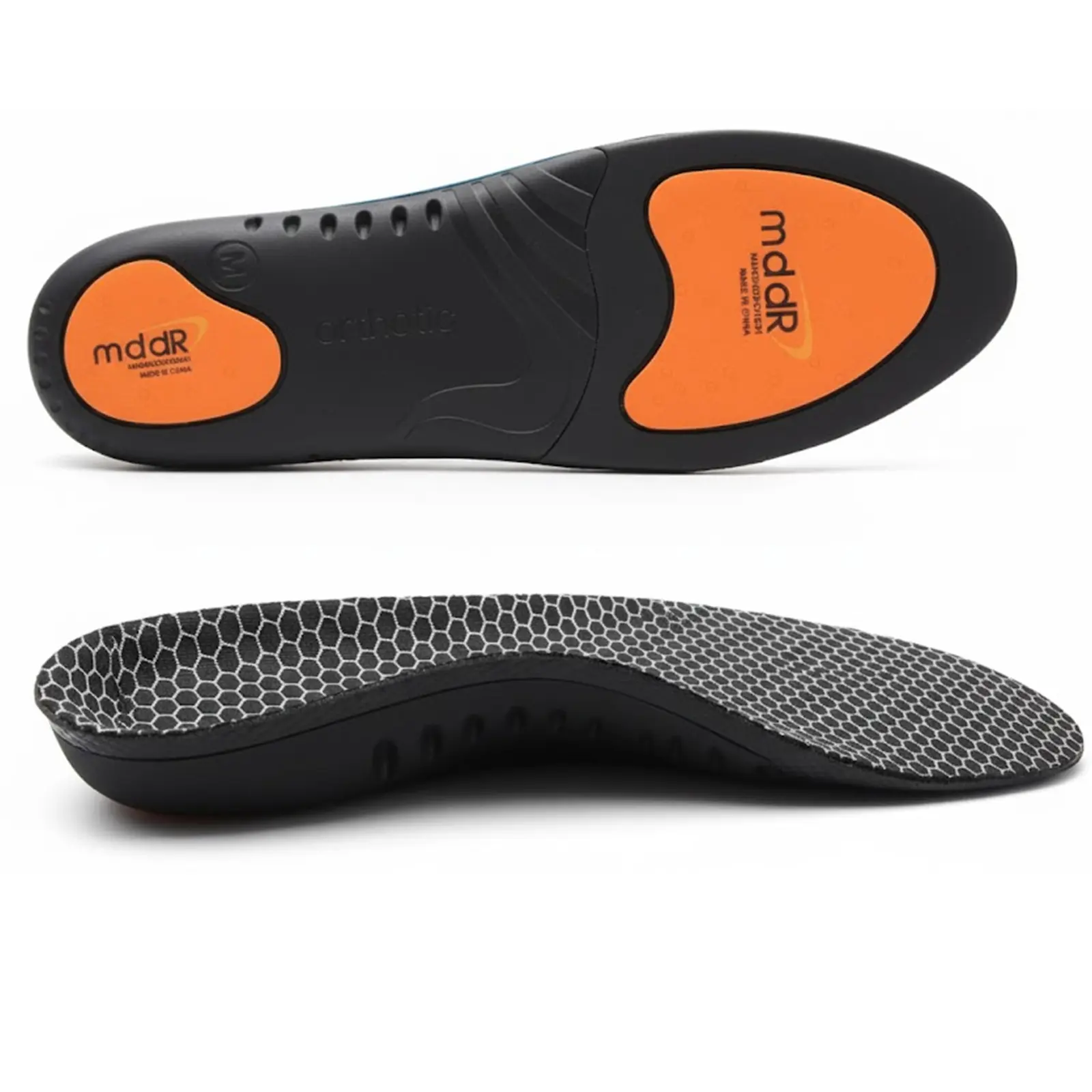 Arch Support Insoles & Heel Liners for Men 10-10.5/Women 11.5-12, Orthotic Gel Cushioning, Sturdy Athletic Design, Flat Feet-Friendly All-Seasons Shoe Accessories for Running