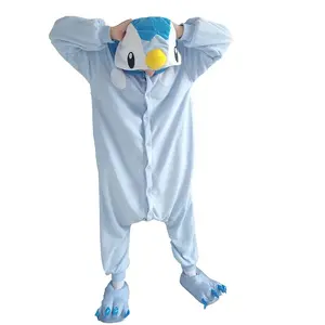 Penguin Piplup Kigurumi Onesies Pajamas Cosplay Costume Halloween Women Christmas Fleece Anime Penguin Sleepwear