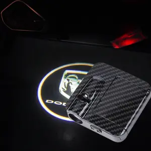 2 psc Car Door LED HD Welcome Courtesy Shadow Projector Lamp Logo Light For Dodge Journey Ram Caravan Charger Grand Caravan Journey