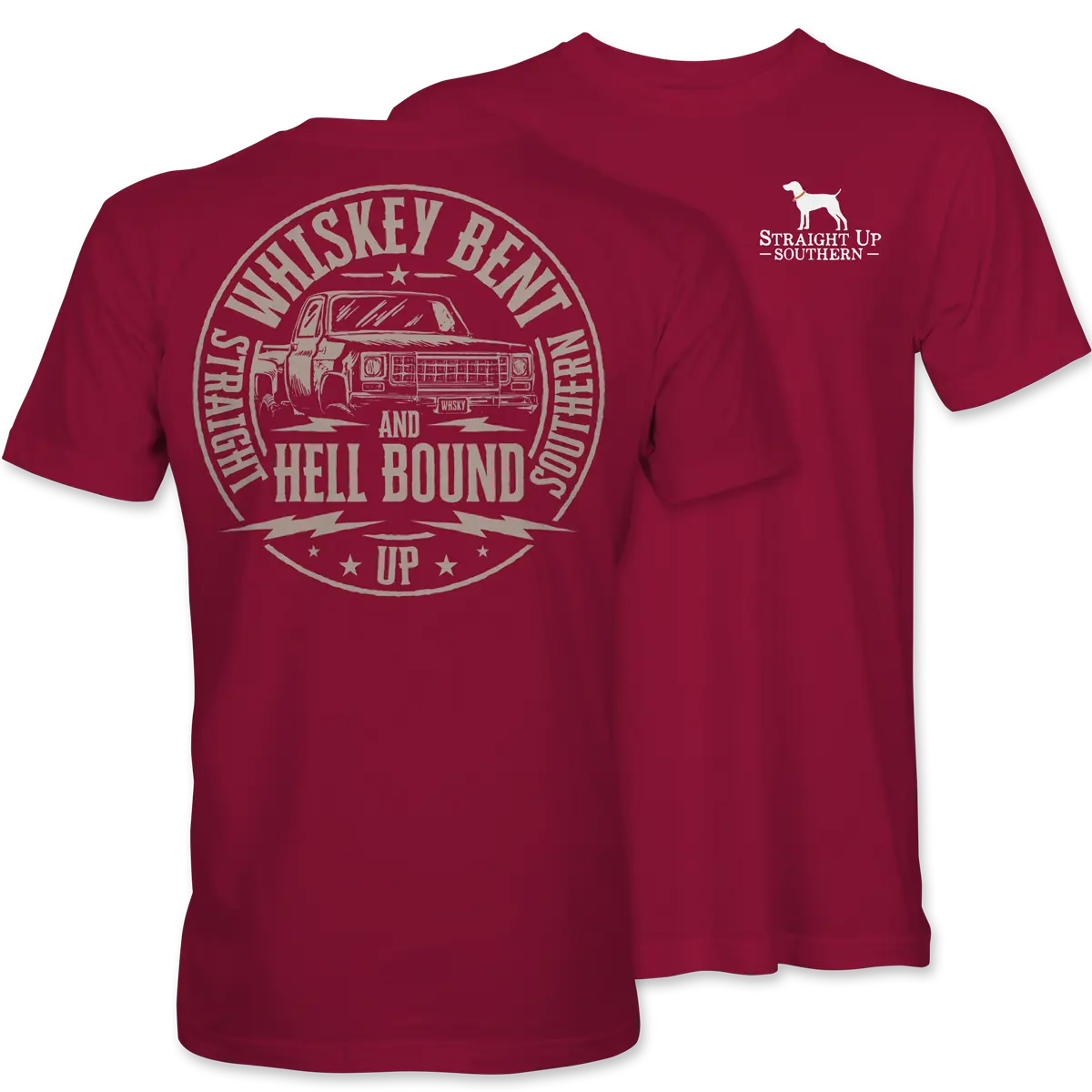 Hell Bound Graphic Cotton T-shirt for Men in Classic Fit
