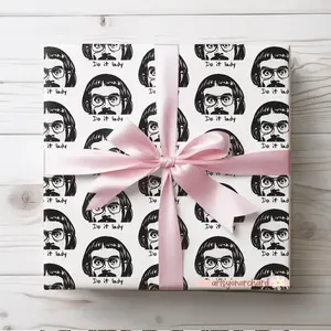 Do It Lady Gift Wrap, Funny Social Media Meme Gift Wrap, Custom Birthday Gift Wrap, Millennial Gifts, Viral Chit Skit Gift Paper