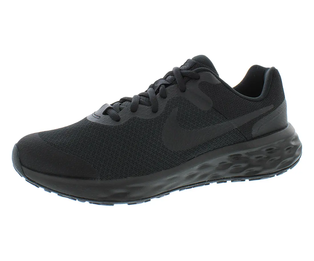 NIKE Revolution 6 NN GS Boys' Solid Low-Top Running Shoes, Lace-Up Athletic Footwear for Sports and Outdoor Activities, Laces, Sporty Kid's Sneakers, Casual, Fitness, No, Outdoor Sports, Kids/Junior