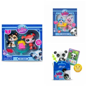 Littlest Pet Shop Collectible Pets Bundle – Surprise Pets, Pet Pairs & Petfluencer Pairs, Gen 7 Bobble Head Figures with Accessories, Collector Cards & Roblox Virtual Code