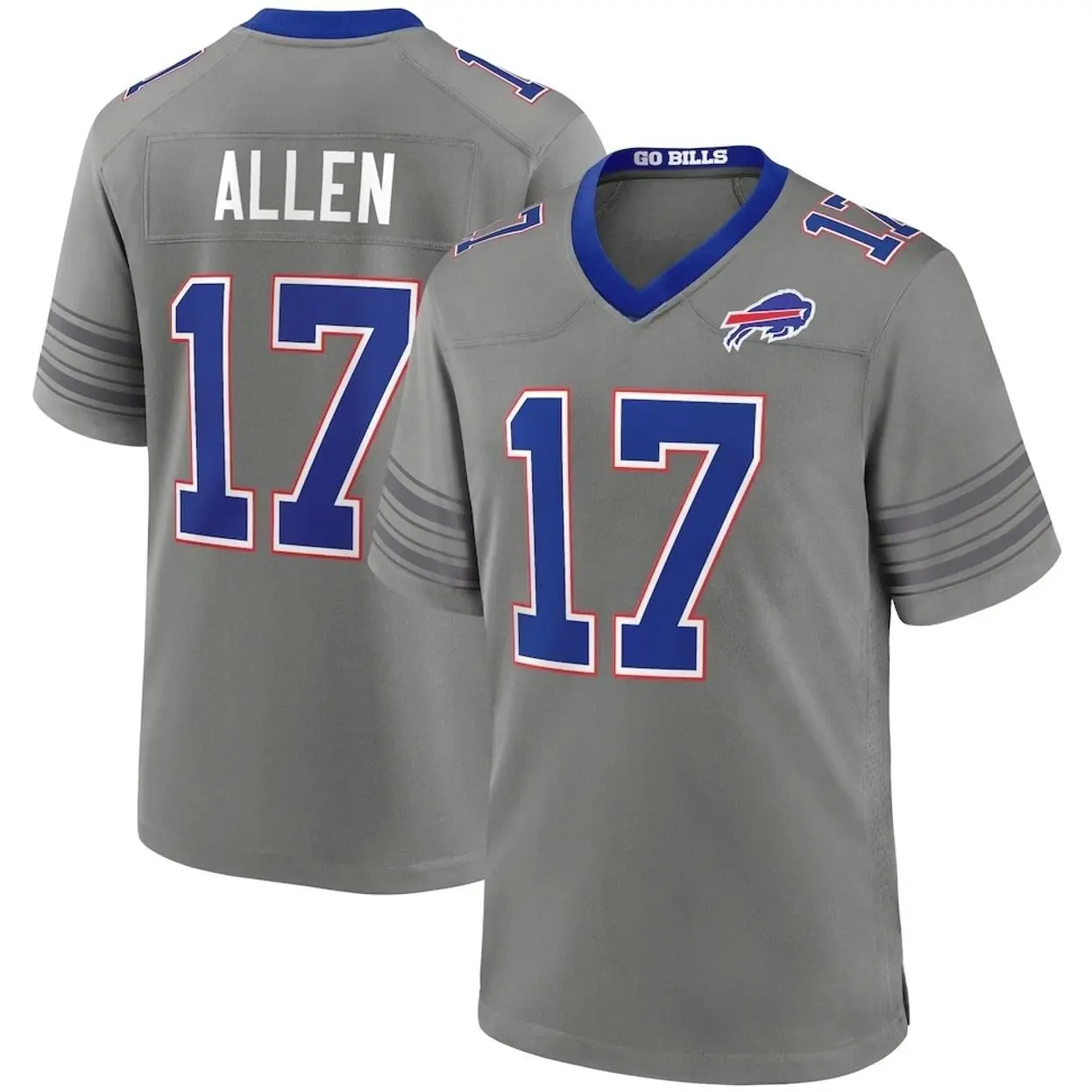 Unisex Football Buffalo Allen 17 Nickel City Game Jersey - Gray New 2026