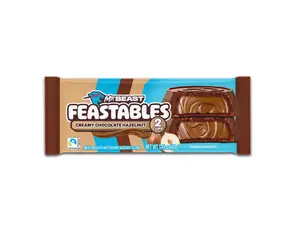 Feastables MrBeast Creamy Chocolate Hazelnut Cups (2-Pack) – Limited Edition Chocolate Candy Cups with Smooth Hazelnut Filling, Rich Creamy Snack Treat