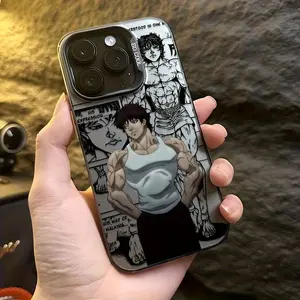 classic anime B-Baki the G-Grappler Phone Case Compatible with iPhone 17/16/15/14/13/12/11/Pro/ProMax/Plus/17Air/Xsmax, for Samsung S25/S24/S23/S22/Plus/Ultra/Fe, Trendy Anti-Slip Large Hole Shockproof Matte Cover, Daily Use, Uv Printed, Special fans Gift