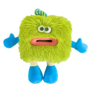 Cute Plush Monster Tissue Box Holder - Soft Fluffy Car & Home Napkin Dispenser, Adorable Cartoon Monster Design for Car Seat, Living Room & Bedroom, Easy-Access Tissue Organizer with Fun Vibe
