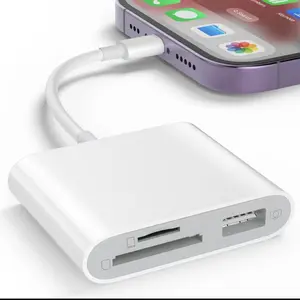 USB C to micro sd card reader + USB