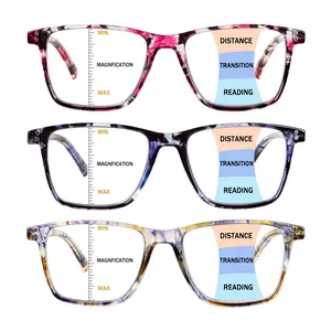 ZOECENT Multifocal Reading Glasses for Women Blue Light Blocking Fashion Frames Spring Hinges Reader Diopter+1.5+1.75+2.0+2.5+2.75