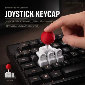 3D Printed Joystick Keycap for Mechanical Keyboard, Creative Stress Relief Desk Decor