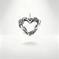 Floral Heart Pendant