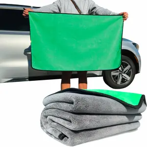 WEST BROS Microfiber Car Drying Towel Extra Large - Auto Drying Towel for Cars Trucks SUV - XL Professional Water Absorber Car  Cleaning Cloth 40x24