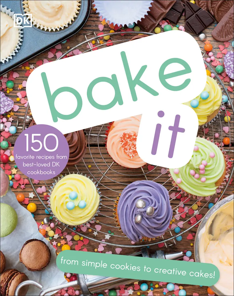 USED Book - Bake It: More Than 150 Recipes for Kids from Simple Cookies to Creative Cakes! by DK (Hardcover) - english