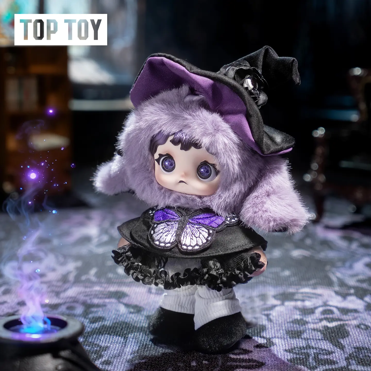 TOPTOY Heymi Witch Game Series Plush Pendant Blind Box. Unique Witch Themed Heymi Character Design, Soft Fluffy Plush Material, Mini Portable Size For Backpack And Handbag Decoration. Kawaii Fantasy Cartoon Accessory tiktokshopbacktoschool