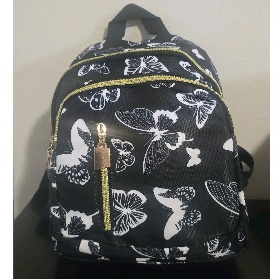 Mini Butterfly Pattern Backpack
