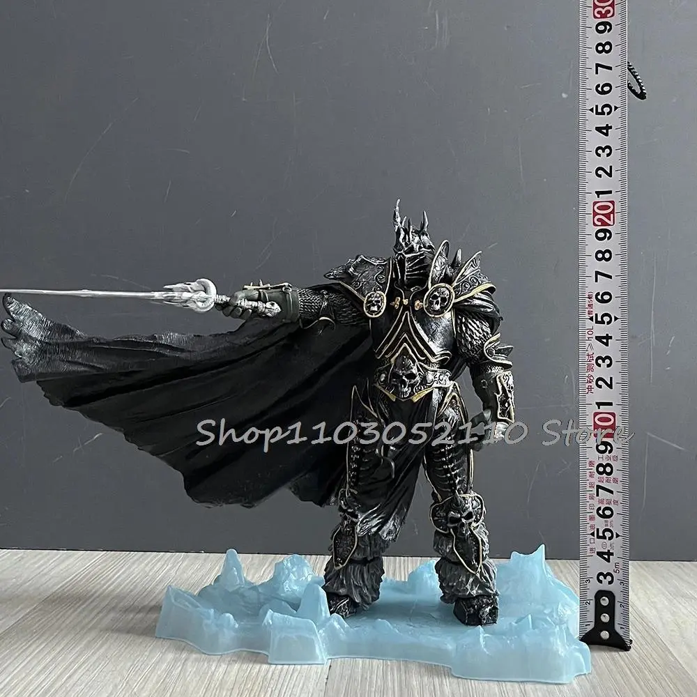 WOW Game PVC Plastic Action Figure Collectibles - Fall of The Lich King Arthas, Illidan Stormrage Demon Form Series Model Toy, B with Box for Birthday Gifts, Action Figures