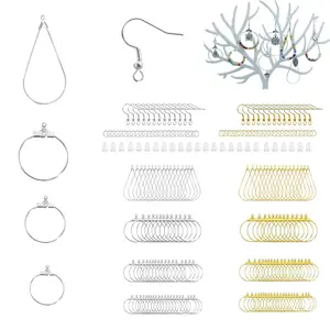 483 Pcs Earring Making Kit, Jewelry DIY Supplies with Hoops, Hooks, Jump Rings, Backs, Creative Craft Set, Fashion Accessories