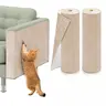 2PCS Self-Adhesive Cat Scratch Mats - 40"x16" Trimmable Modern Scratching Pads for Couch, Furniture Protection