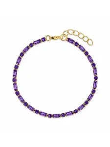 Georgia Amethyst CZ Tennis Bracelet