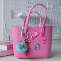 pink bag+blue charm