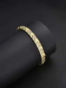 1PC ICED CHICS snake bone chain hip-hop bracelet, Cuban Link Bracelet, Exquisite Trendy Bracelet, versatile accessories, suitable for both men and women, simple and casual style