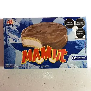 Gamesa Mamut cookies with marshmallows covered with chocolate 8 pack