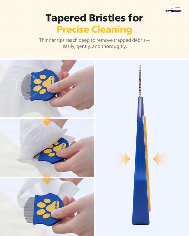 PETHROOM Easy Facial Comb for Cats and Dogs Pets Eye Comb