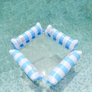 Children's swimming ring float bed, inflatable floating lounger for men and women, water floating device, adult seat ring, beach water play equipment