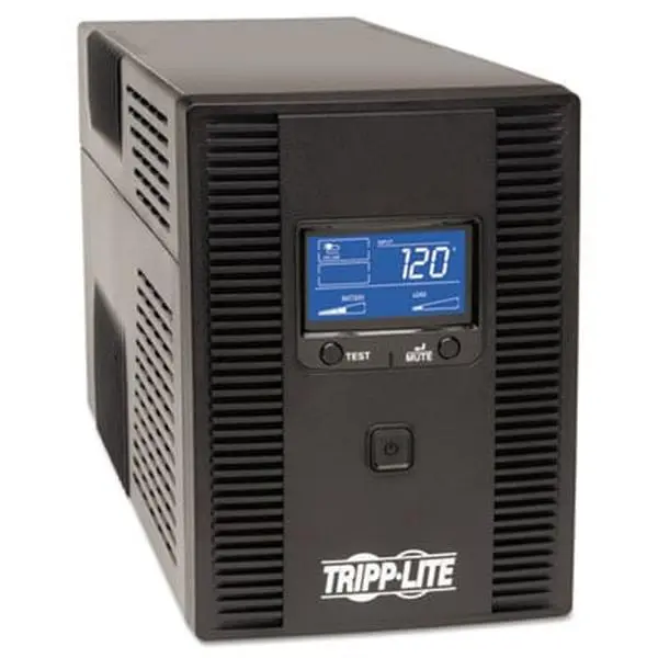 Tripp Lite SMART1300LDT Digital LCD UPS System with Batteries, 1300VA, 120V, 8 Outlets, USB Ports, Automatic Voltage Regulation, Dataline Surge Guard, Large Illuminated LCD Screen, Power Backup to Keep PCs & Workstations Running, Pc Workstation