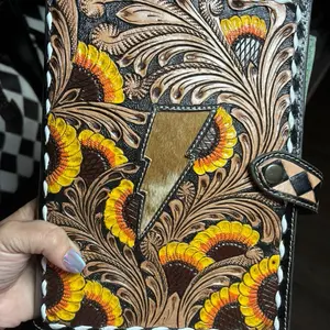 Sunflower book/bible cover