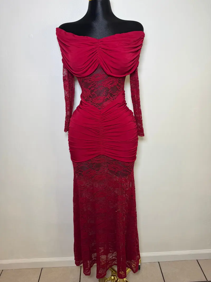 Red dress with long sleeve under - TikTok Shop Red dress with long sleeve under - TikTok Shop