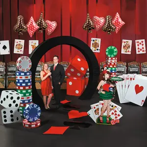 Casino Night Premium Decorating Kit - 27 Pieces for Thrilling Parties