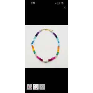 🌈 Treasure Jewels Colorful Gemstone with Pearl Necklace 🌈