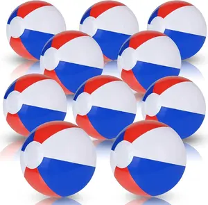 ArtCreativity 16" Patriotic Beach Balls for Kids, Pack of 12 Inflatable Summer Toys