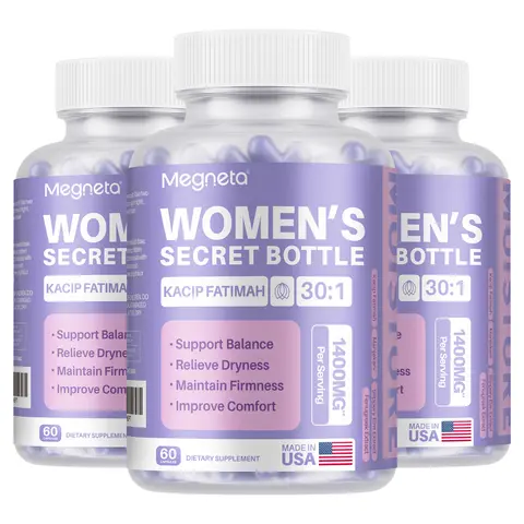 Women'S Secret Bottle- 60 Tablets - Healthcare | Kacip Fatimah 1000MG |Plus with manjakan & Slippery Elm & Fenugreek（Old & New Packaging--Mixed Shipment）