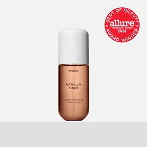 PHLUR Vanilla Skin Body Mist - Travel Size Hair & Body Fragrance Mist with Pink Pepper, Cashmere Wood & Sandalwood (3 fl oz)